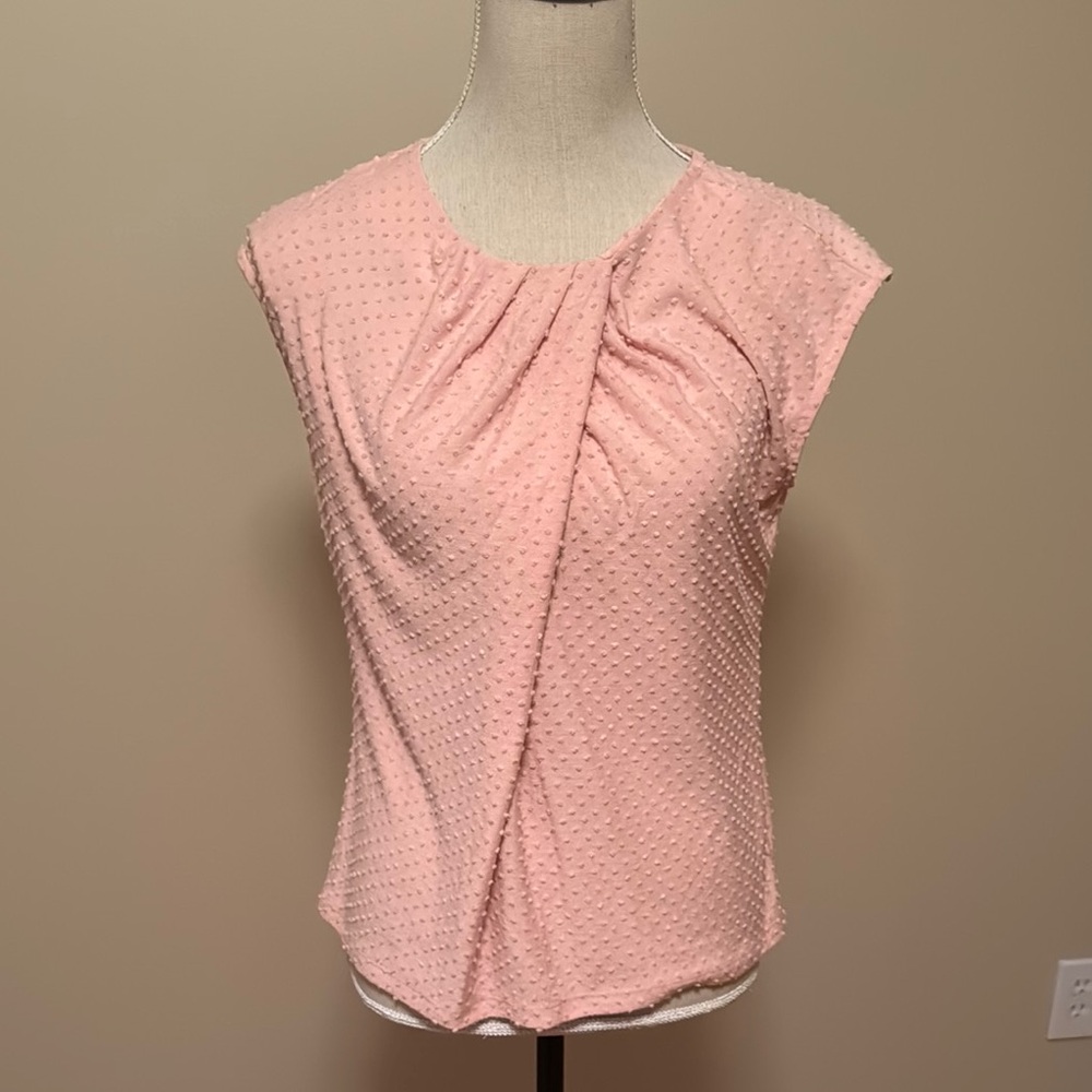 Talbots Elegant Pink Textured Women's Top